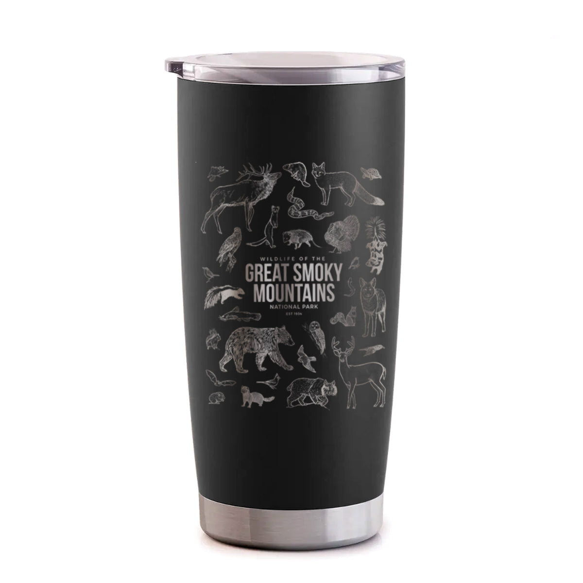 Wildlife of the Great Smoky Mountains National Park - 20oz Polar Insulated Tumbler