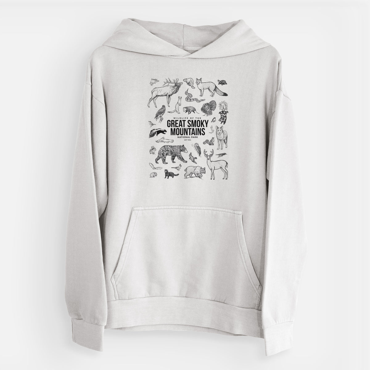 Wildlife of the Great Smoky Mountains National Park  - Urban Heavyweight Hoodie