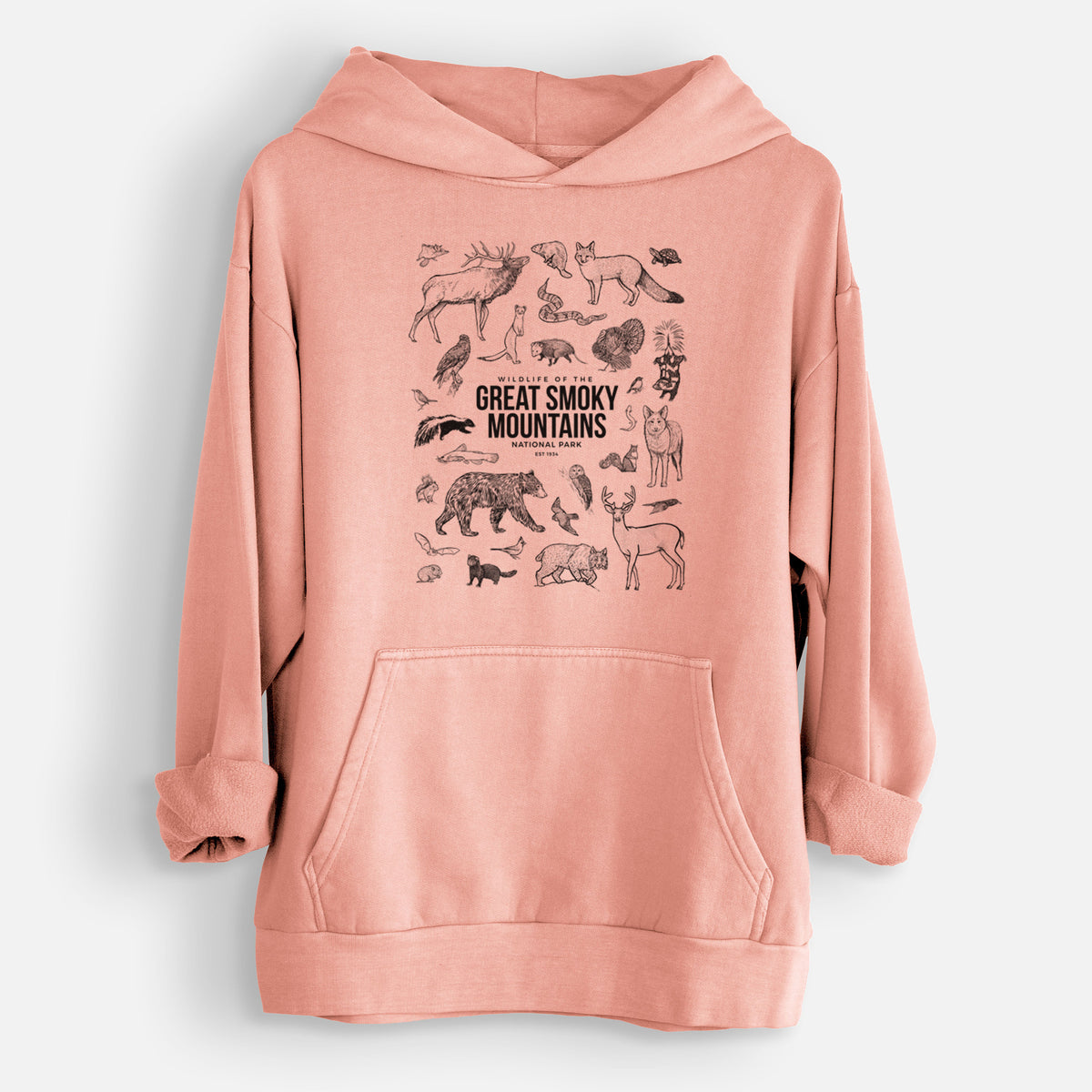 Wildlife of the Great Smoky Mountains National Park  - Urban Heavyweight Hoodie