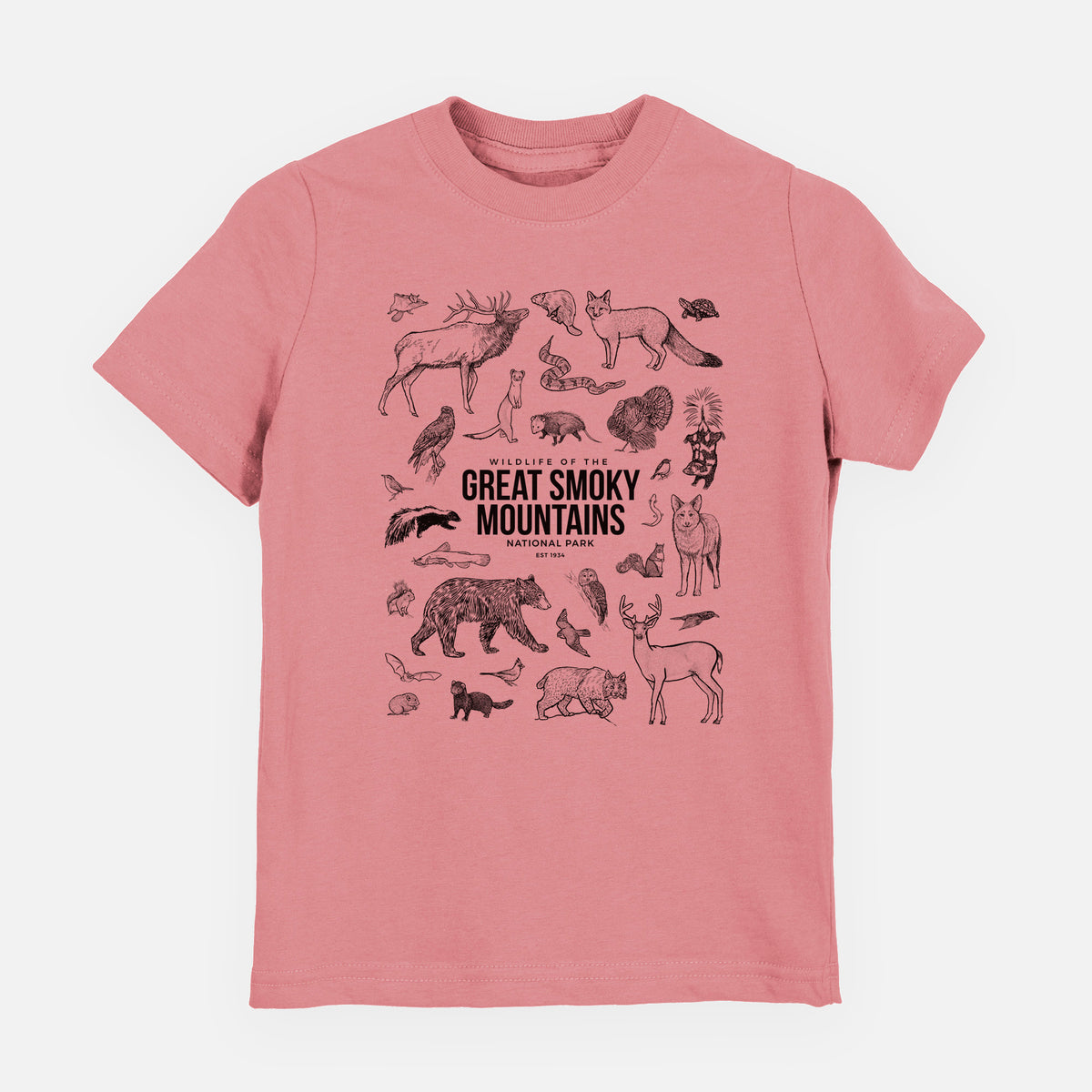 Wildlife of the Great Smoky Mountains National Park - Youth Shirt