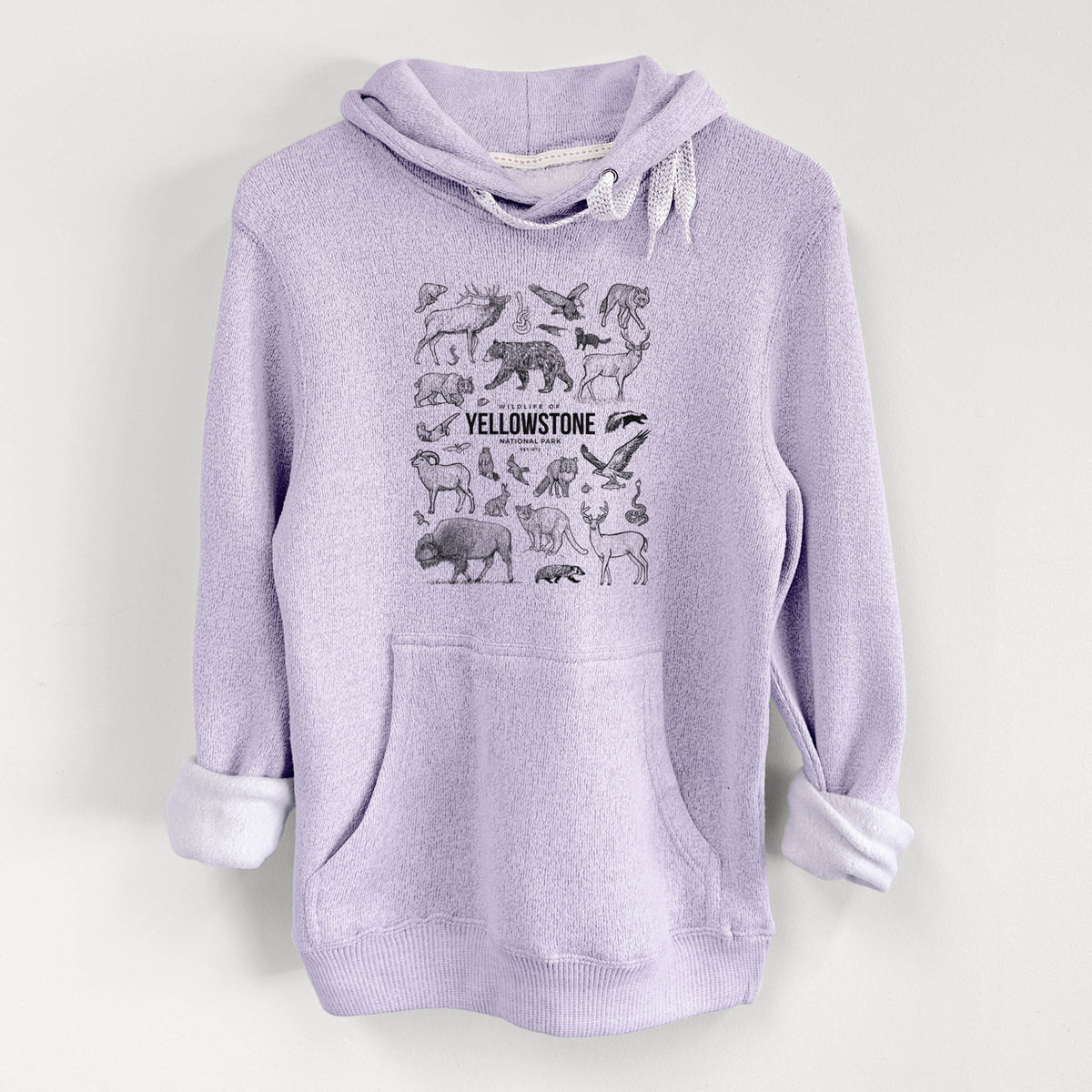 Wildlife of Yellowstone National Park - Knit Hoodie