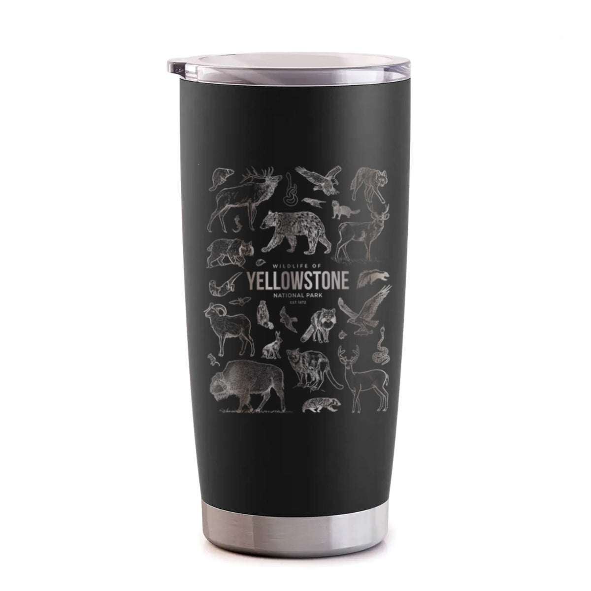 Wildlife of Yellowstone National Park - 20oz Polar Insulated Tumbler