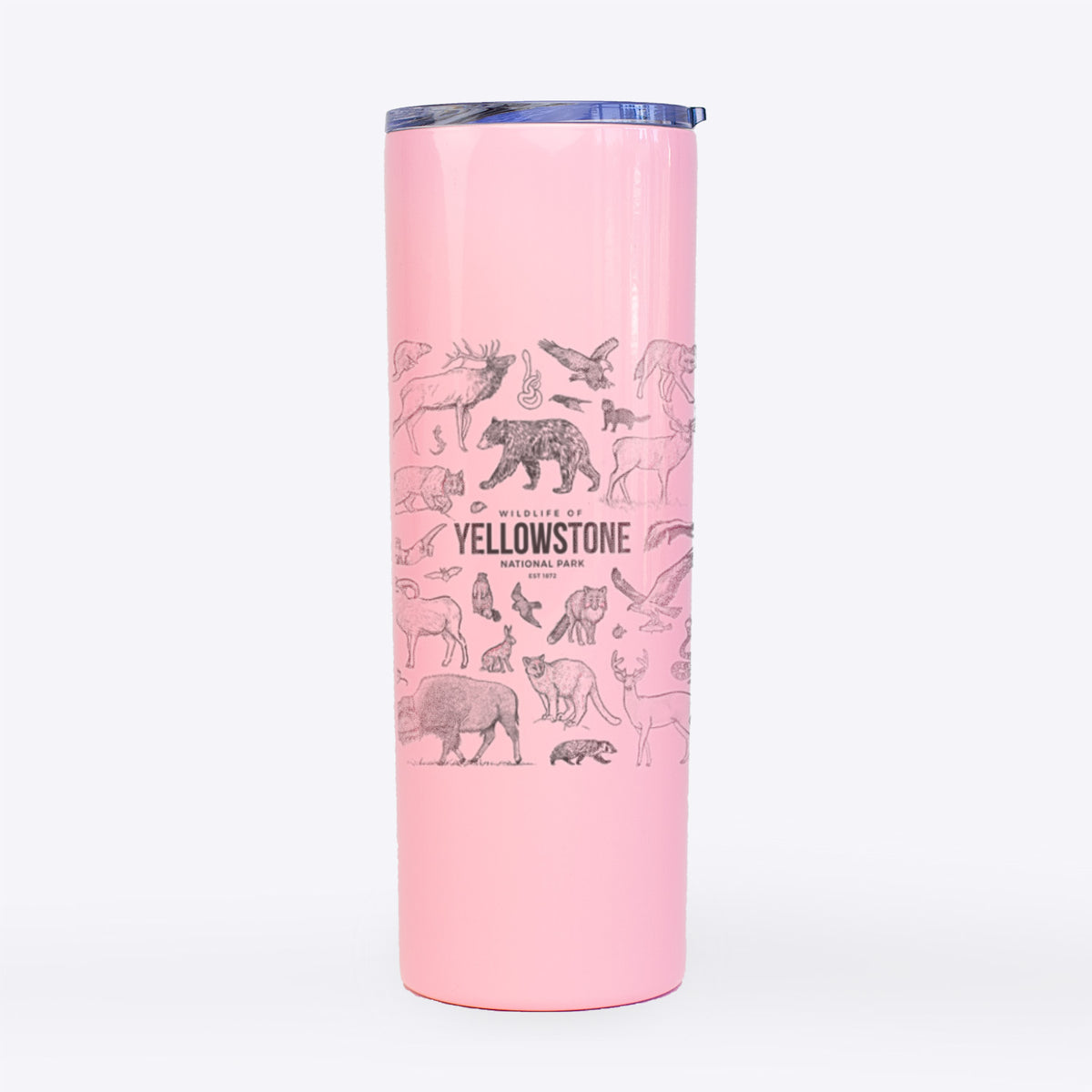 Wildlife of Yellowstone National Park - 20oz Skinny Tumbler