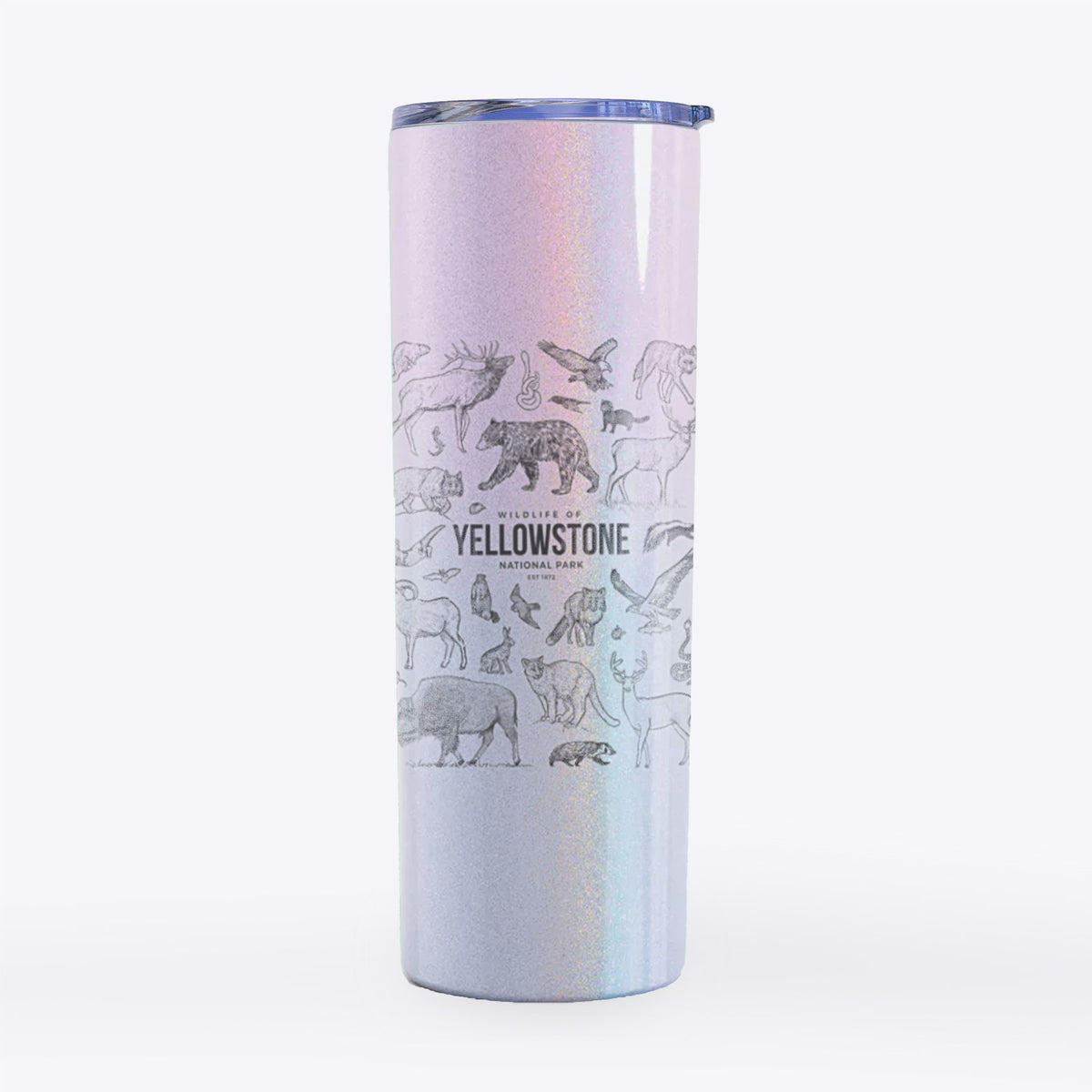 Wildlife of Yellowstone National Park - 20oz Skinny Tumbler