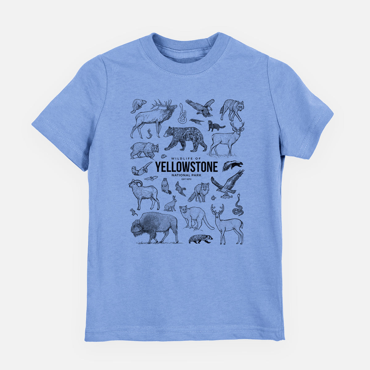 Wildlife of Yellowstone National Park - Youth Shirt