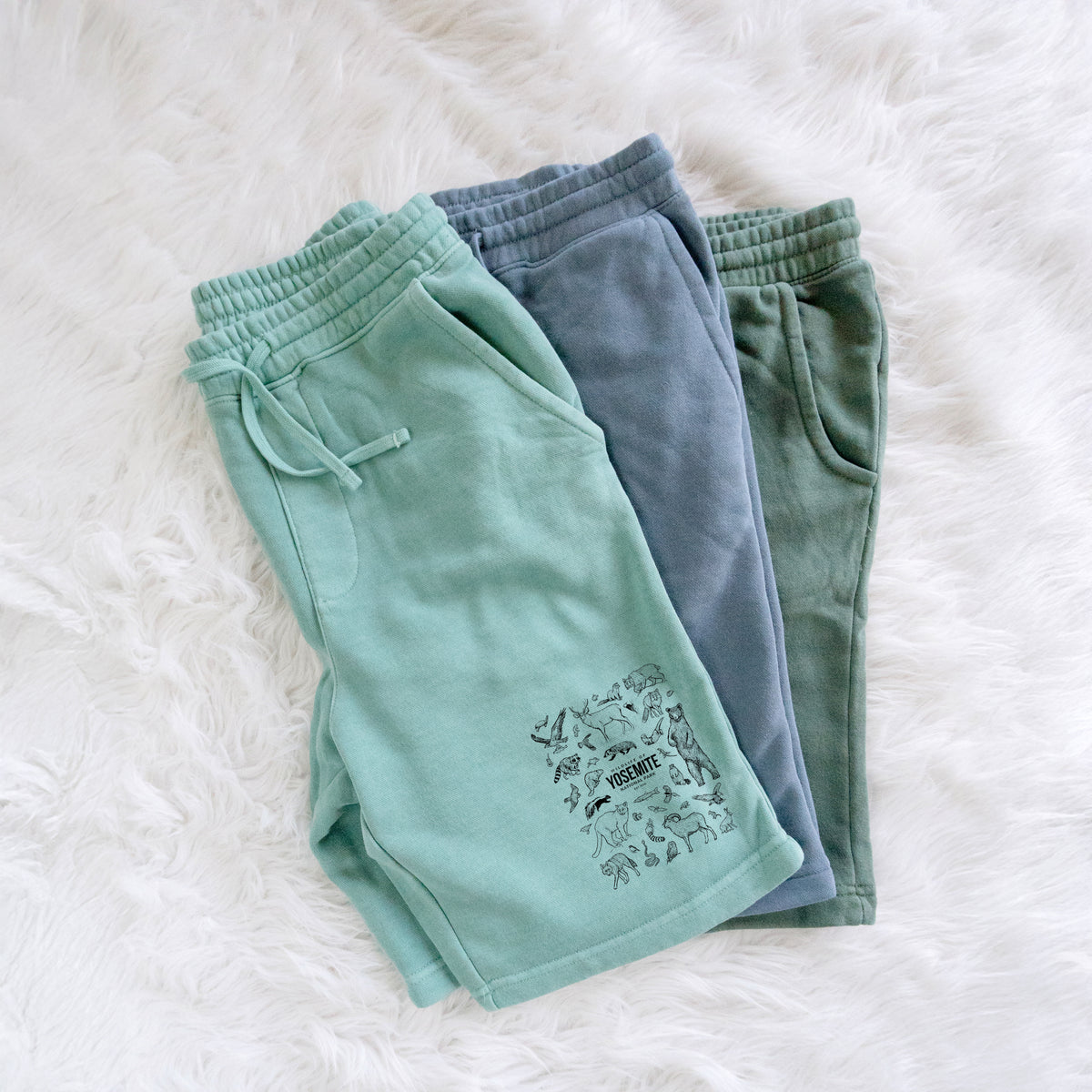 Wildlife of Yosemite National Park - Unisex Pigment Dyed Shorts