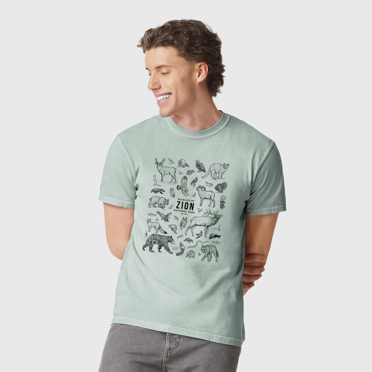 Wildlife of Zion National Park - Unisex Comfort Colors Garment-Dyed Heavyweight T-shirt
