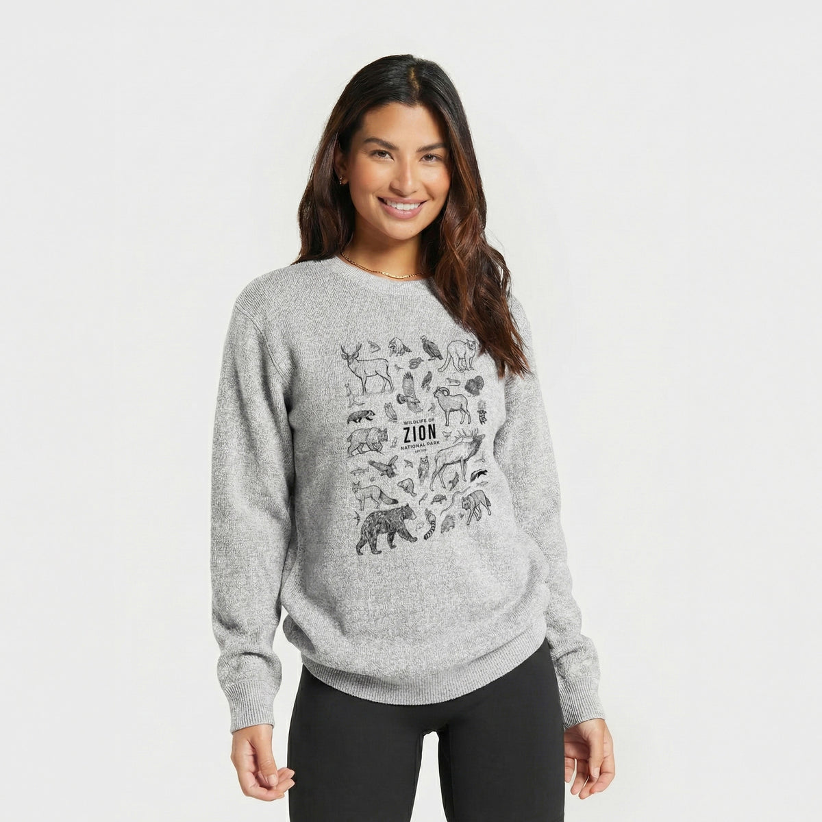 Wildlife of Zion National Park - Knit Sweatshirt