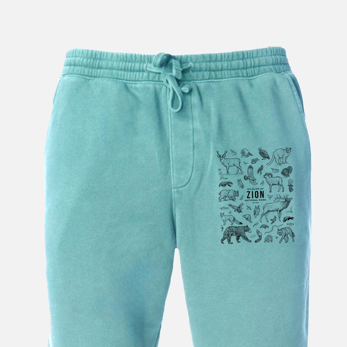 Wildlife of Zion National Park - Unisex Pigment Dyed Sweatpants