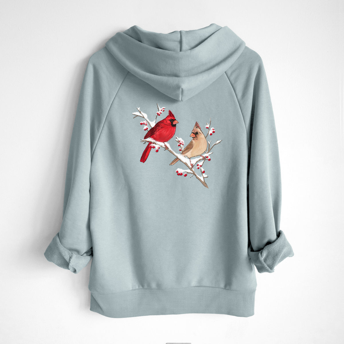 Winter Cardinals - UltraLuxe Heavyweight French Terry Hoodie