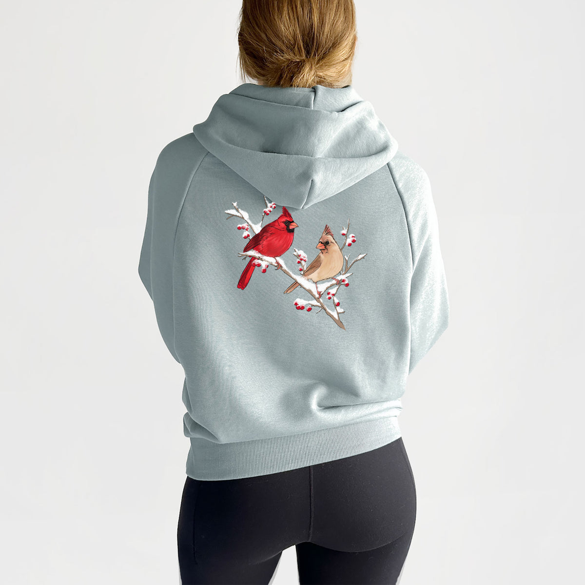 Winter Cardinals - UltraLuxe Heavyweight French Terry Hoodie