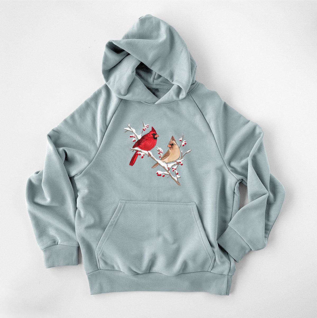 Winter Cardinals - UltraLuxe Heavyweight French Terry Hoodie