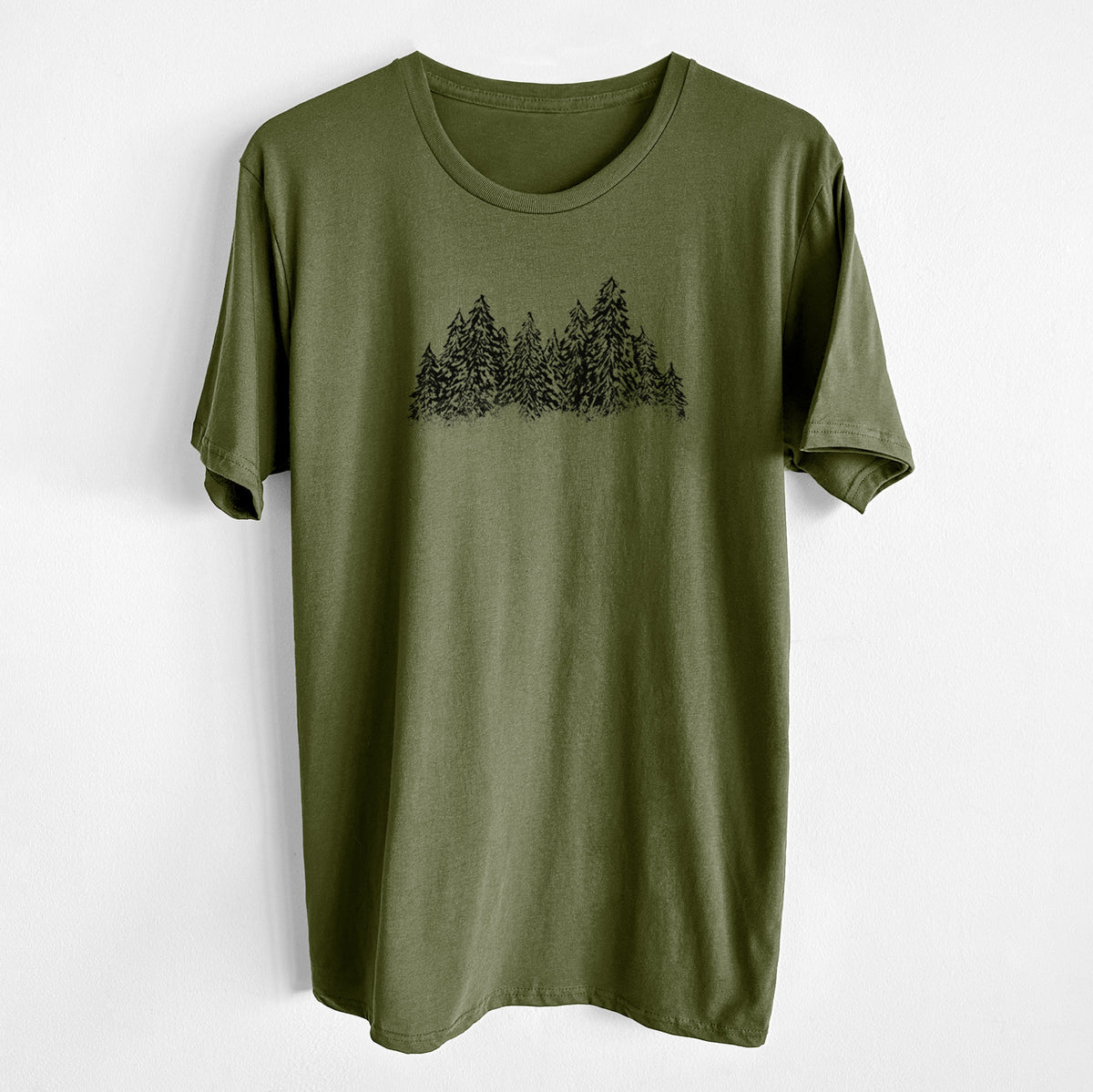 CLOSEOUT - Winter Evergreens - Unisex Crewneck - Made in USA - 100% Organic Cotton