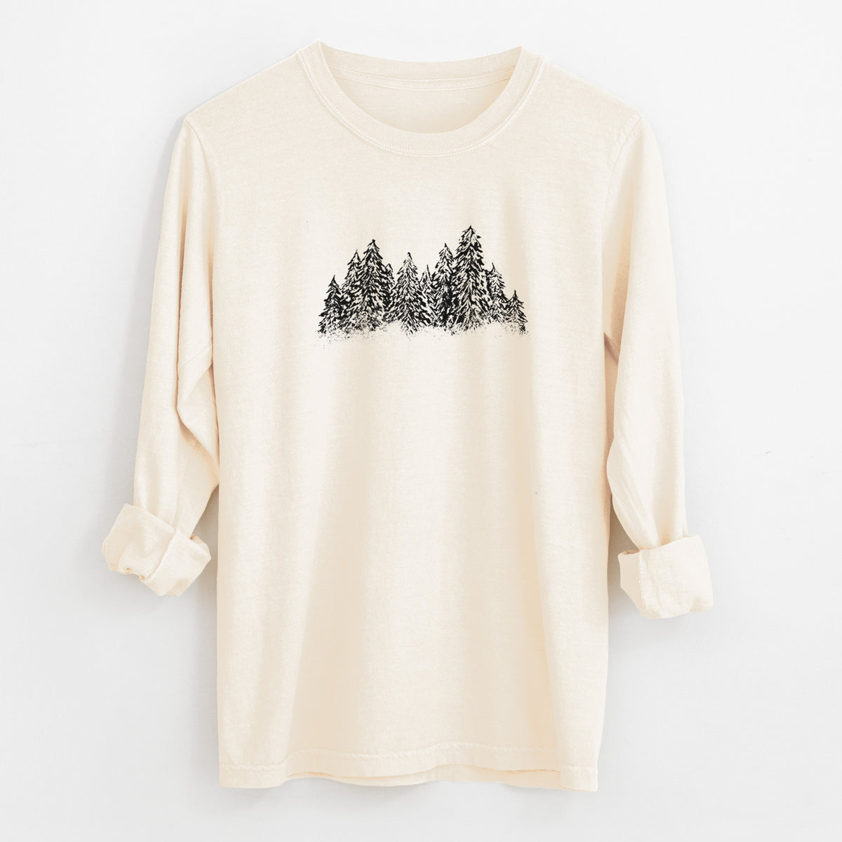 Winter Evergreens - Unisex Comfort Colors 100% Cotton Long Sleeve