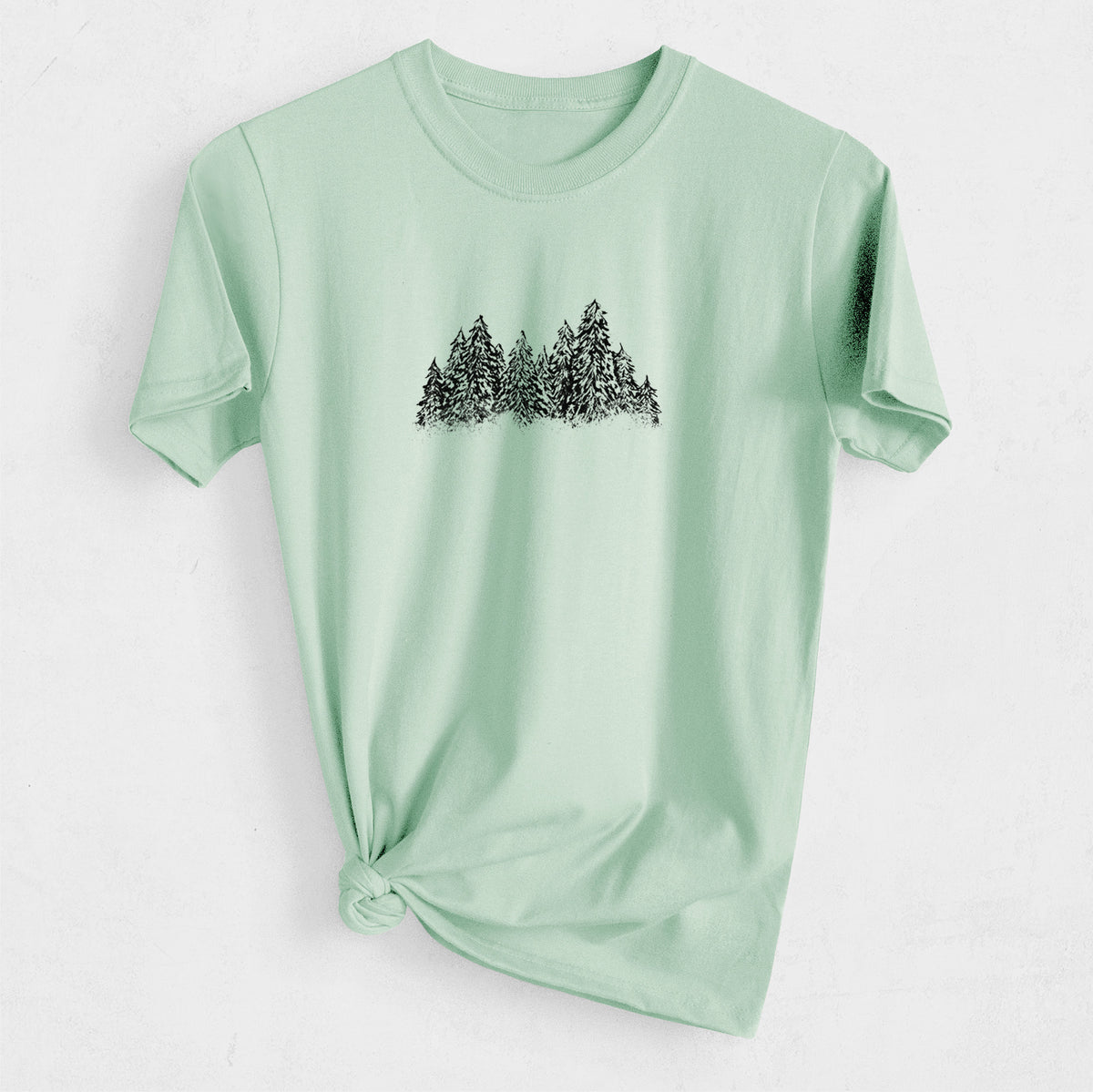 Winter Evergreens - Heavyweight Men&#39;s 100% Organic Cotton Tee