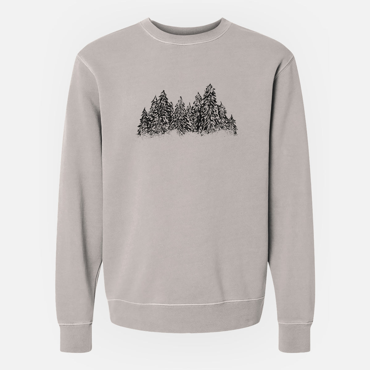 Winter Evergreens - Unisex Pigment Dyed Crew Sweatshirt