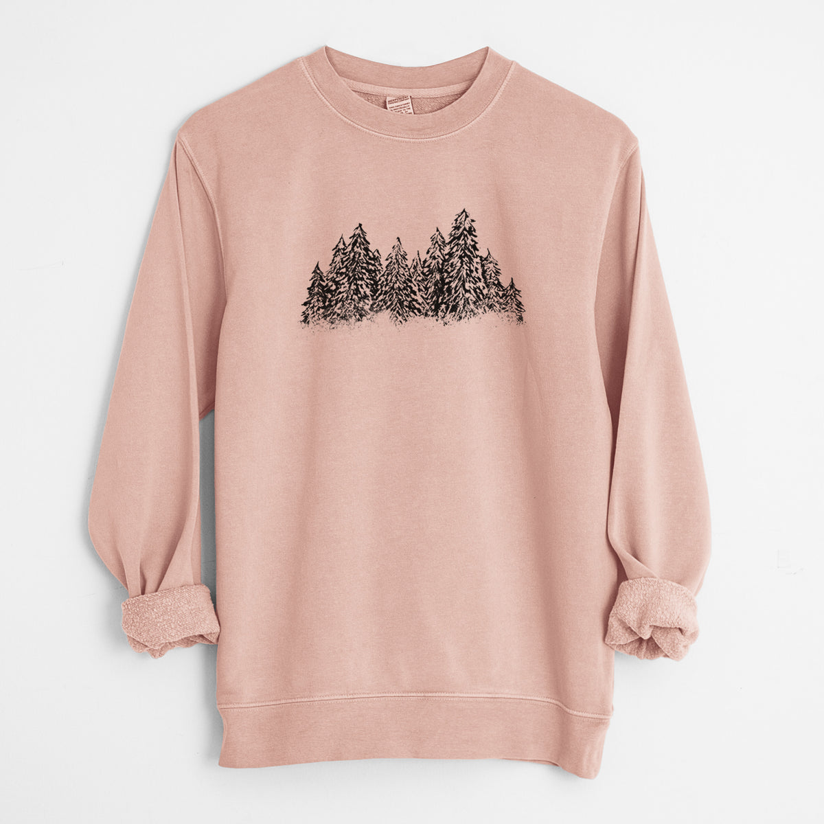 Winter Evergreens - Unisex Pigment Dyed Crew Sweatshirt