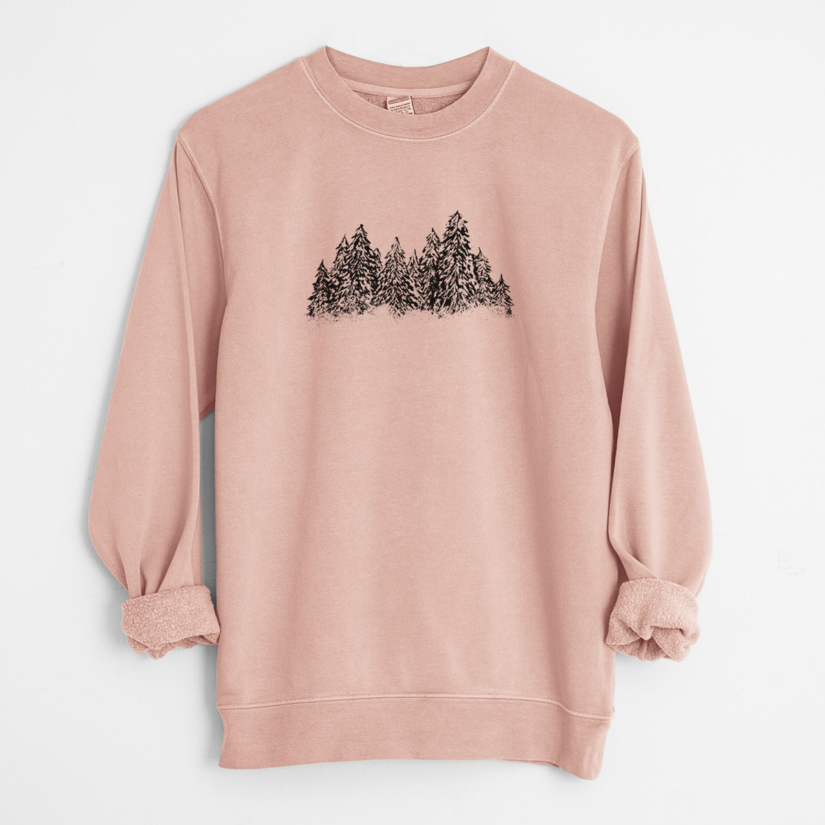 Winter Evergreens - Unisex Pigment Dyed Crew Sweatshirt