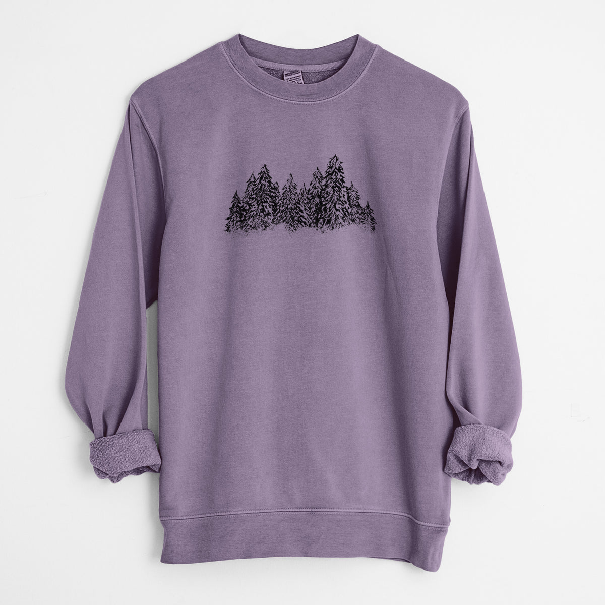 Winter Evergreens - Unisex Pigment Dyed Crew Sweatshirt