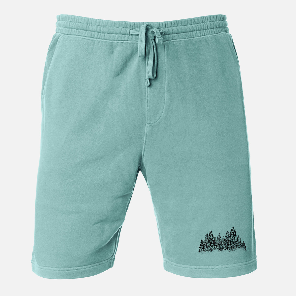 Winter Evergreens - Unisex Pigment Dyed Shorts