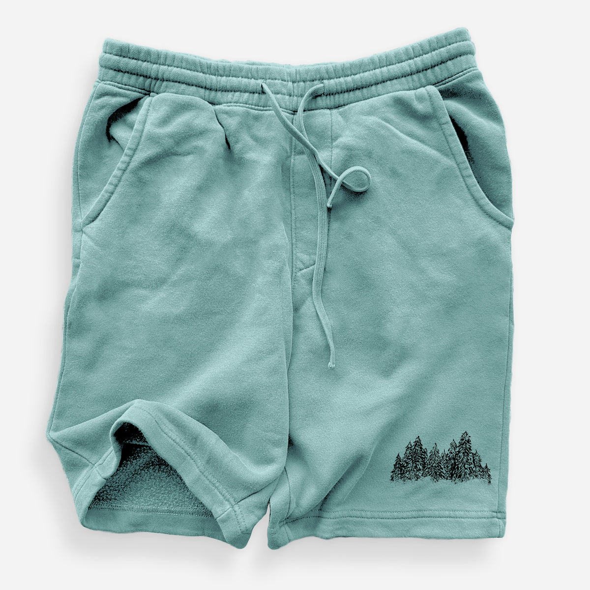 Winter Evergreens - Unisex Pigment Dyed Shorts