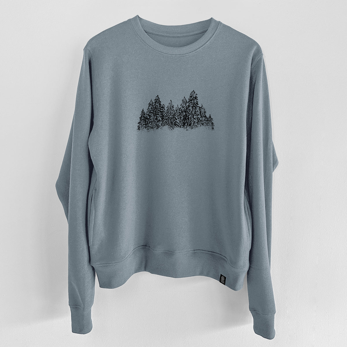 Winter Evergreens  - Unisex Reclaimed Crewneck Sweatshirt