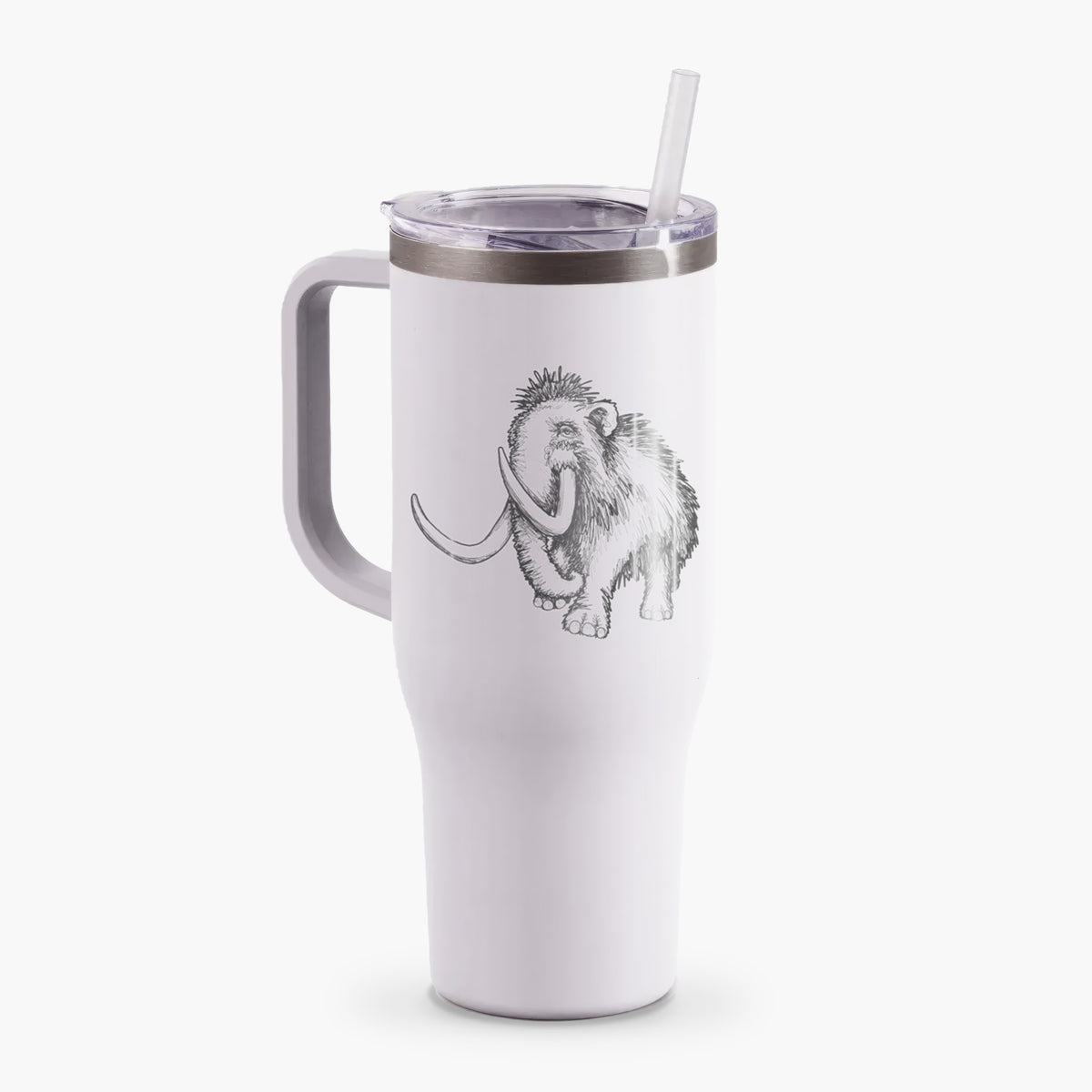 Woolly Mammoth - Mammuthus Primigenius - 40oz Tumbler with Handle