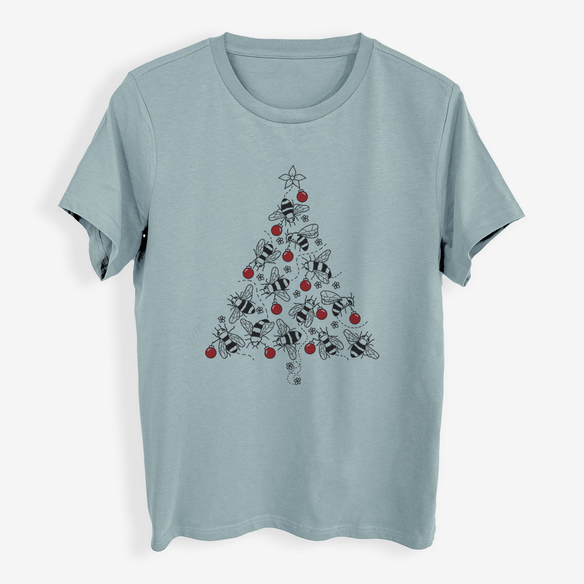 Christmas Tree of Bees - Womens Everyday Maple Tee