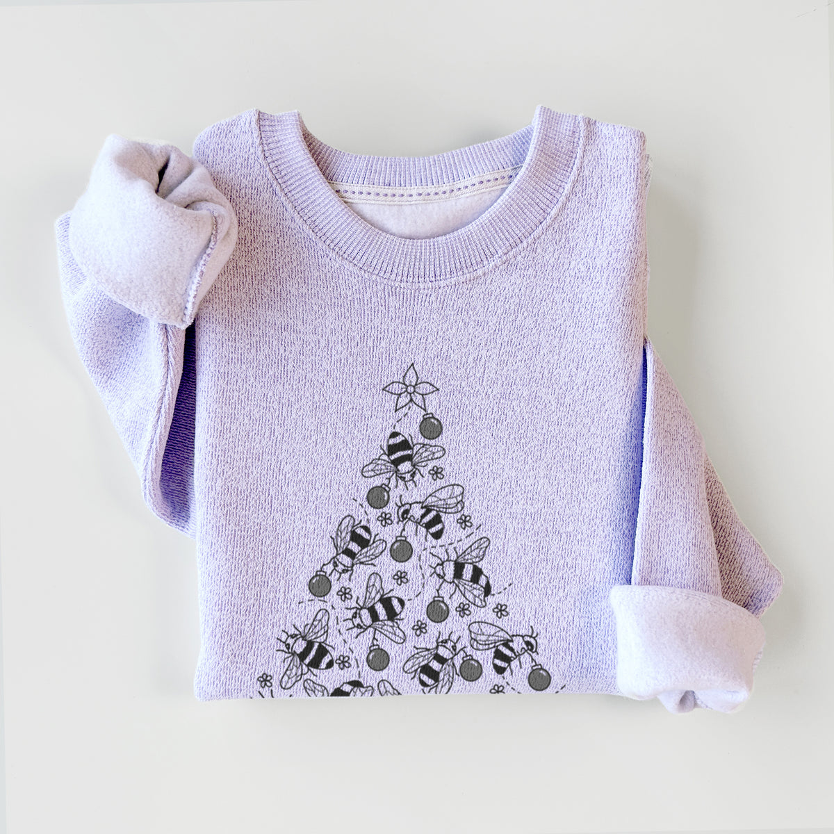 Christmas Tree of Bees - Knit Sweatshirt