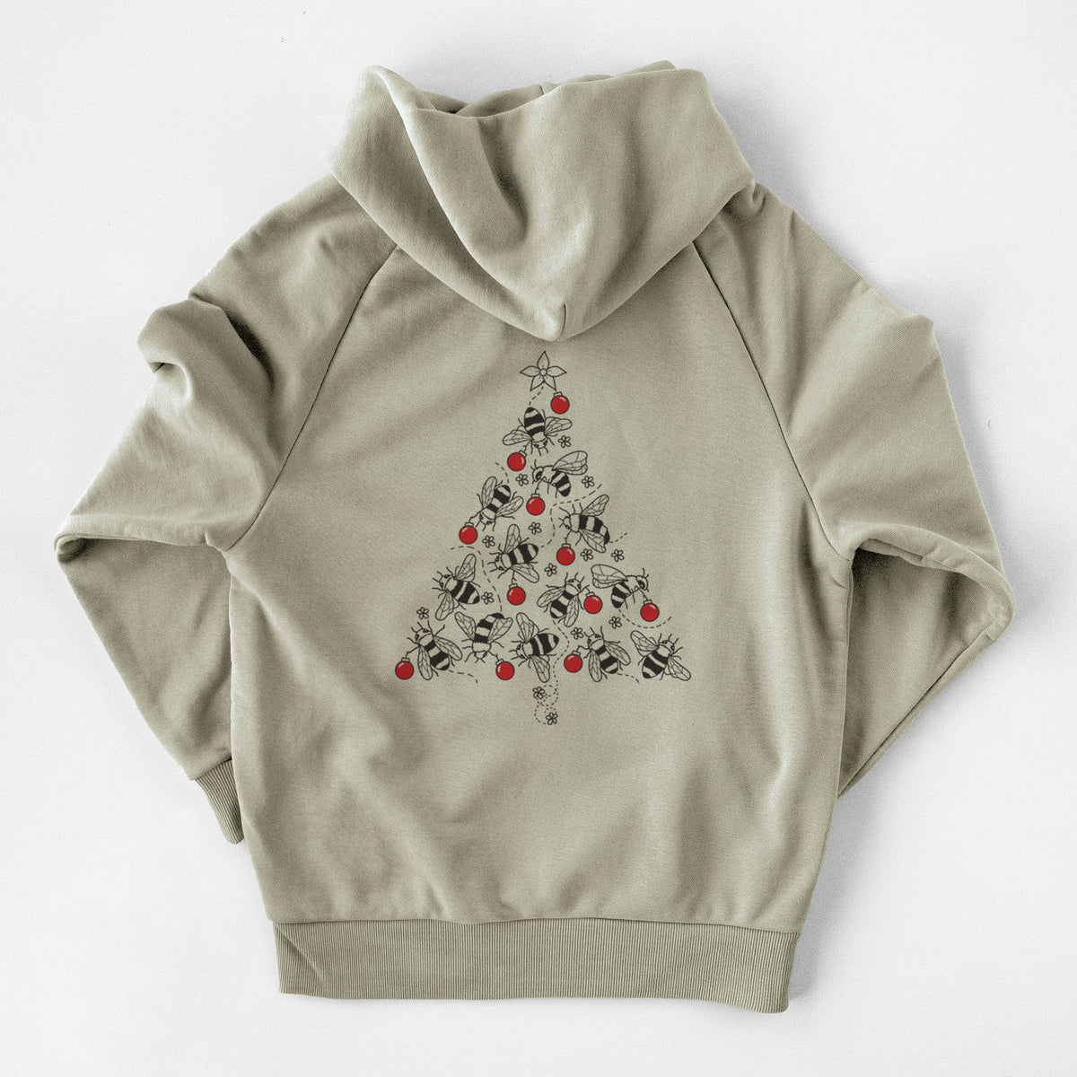 Christmas Tree of Bees - UltraLuxe Heavyweight French Terry Hoodie