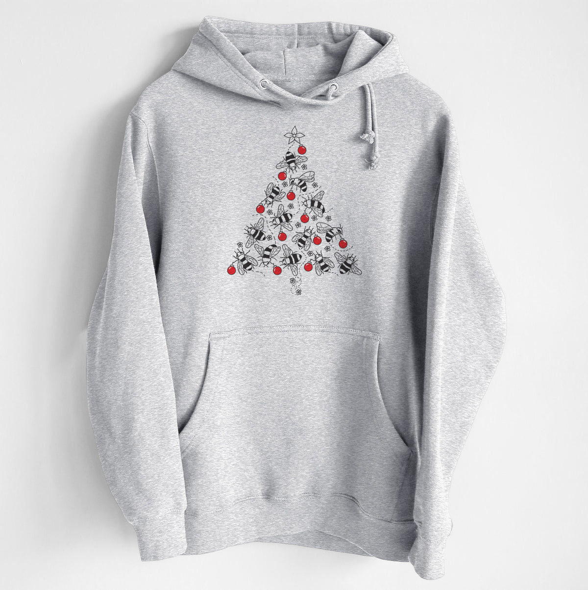 Christmas Tree of Bees - Heavyweight Fleece Hoodie
