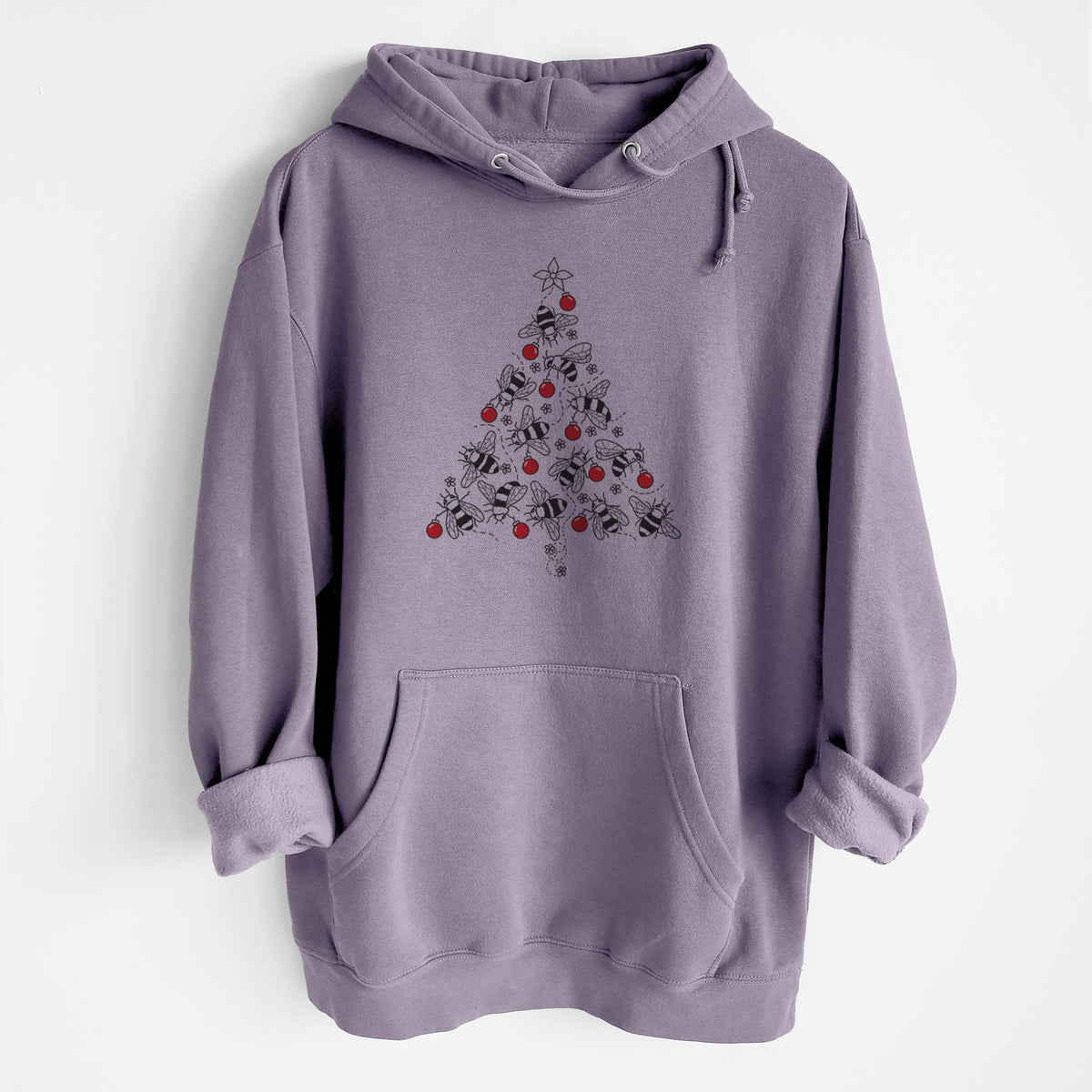 Christmas Tree of Bees - Heavyweight Fleece Hoodie