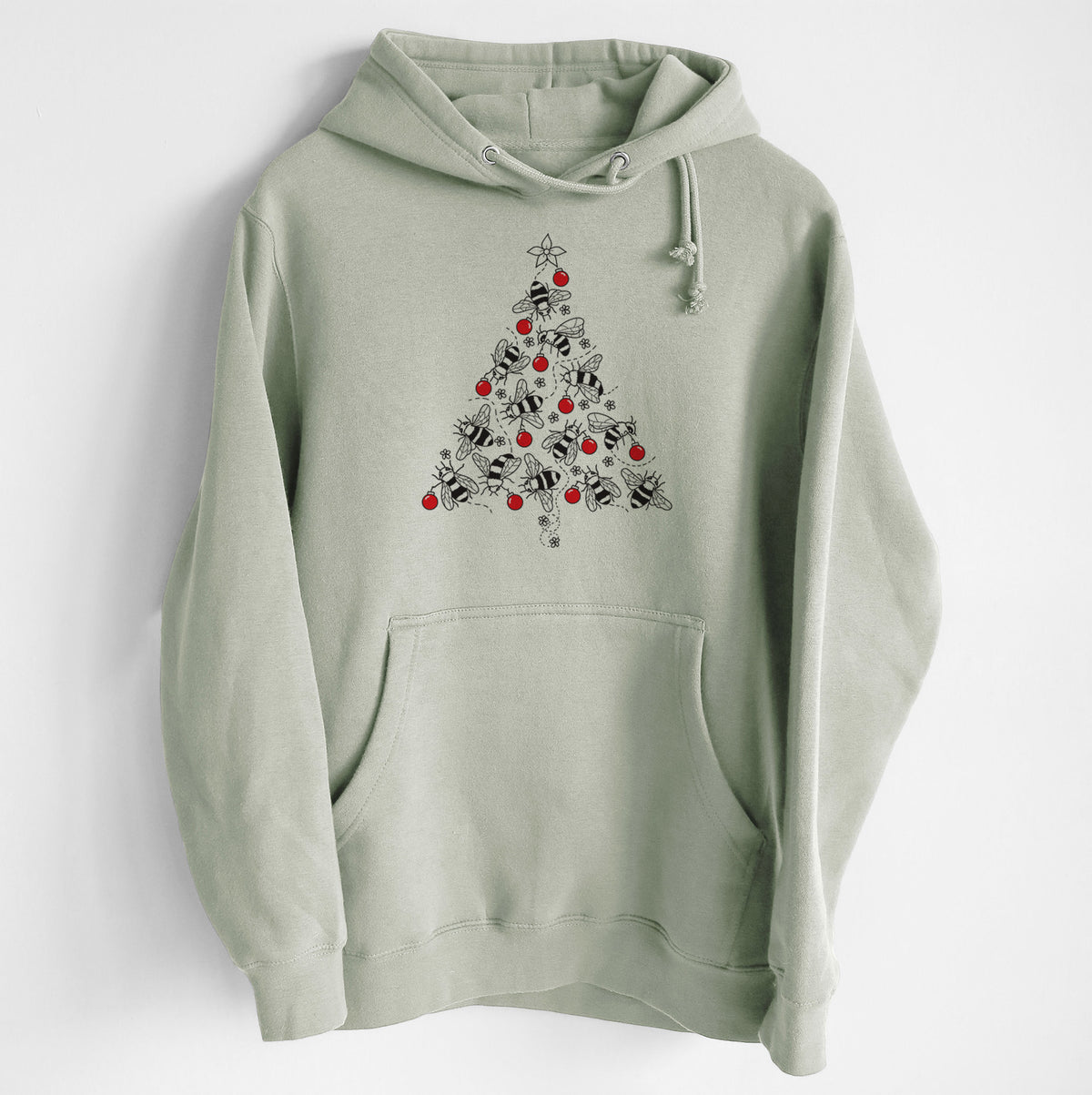 Christmas Tree of Bees - Heavyweight Fleece Hoodie