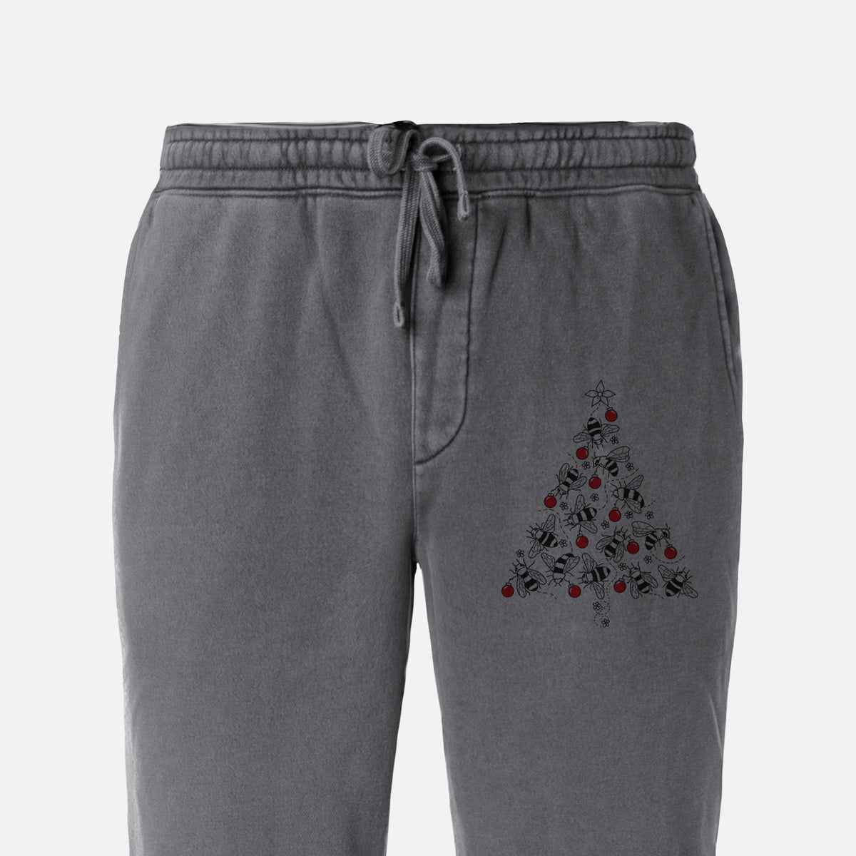 Christmas Tree of Bees - Unisex Pigment Dyed Sweatpants