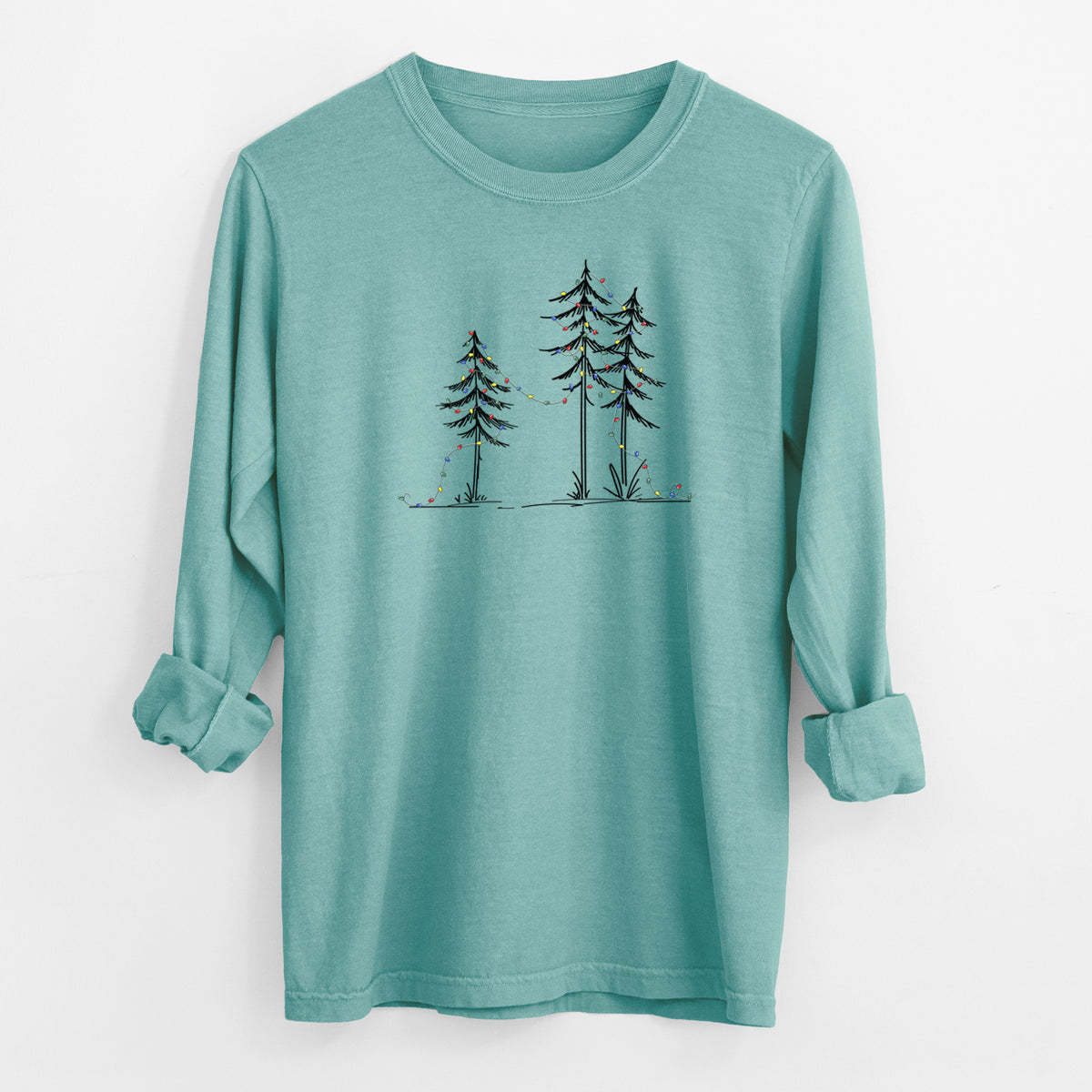 Deck the Pines - Unisex Comfort Colors 100% Cotton Long Sleeve