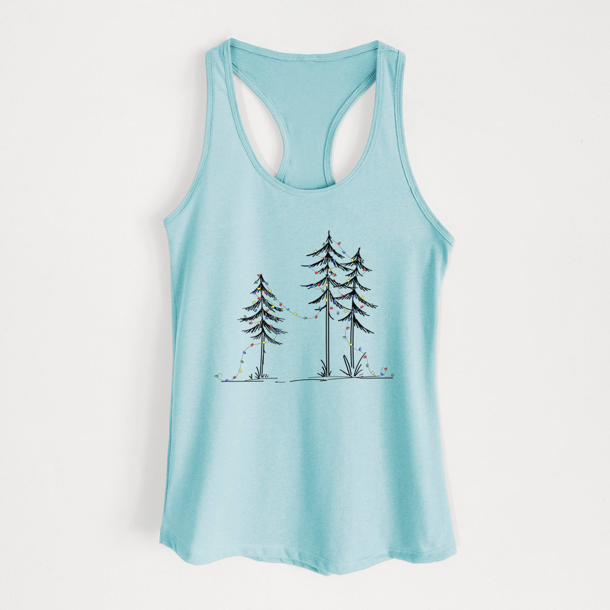Deck the Pines - Women&#39;s Racerback Tanktop