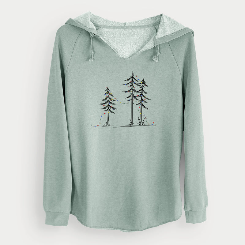 Christmas Deck the Pines - Cali Wave Hooded Sweatshirt