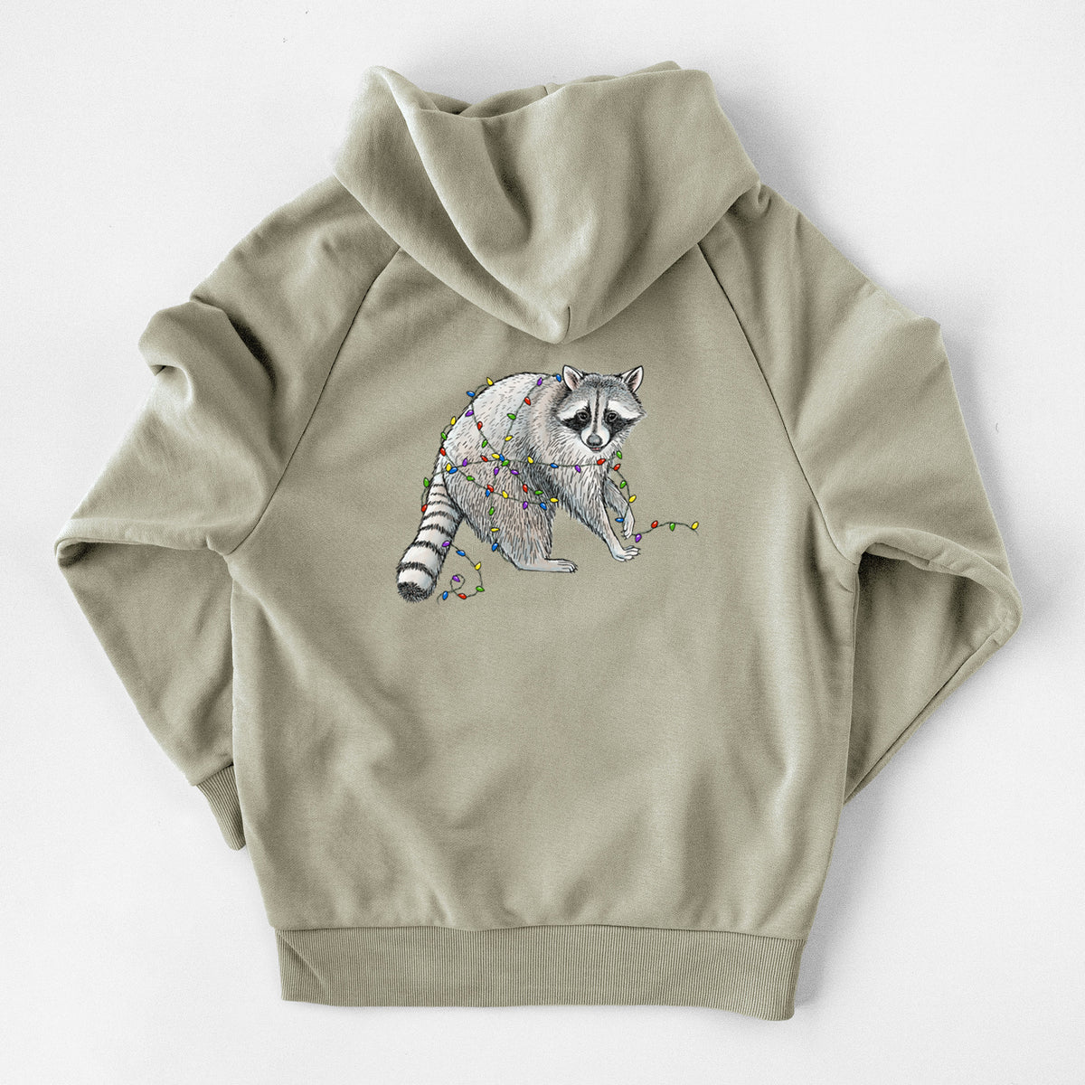 Christmas Raccoon - UltraLuxe Heavyweight French Terry Hoodie