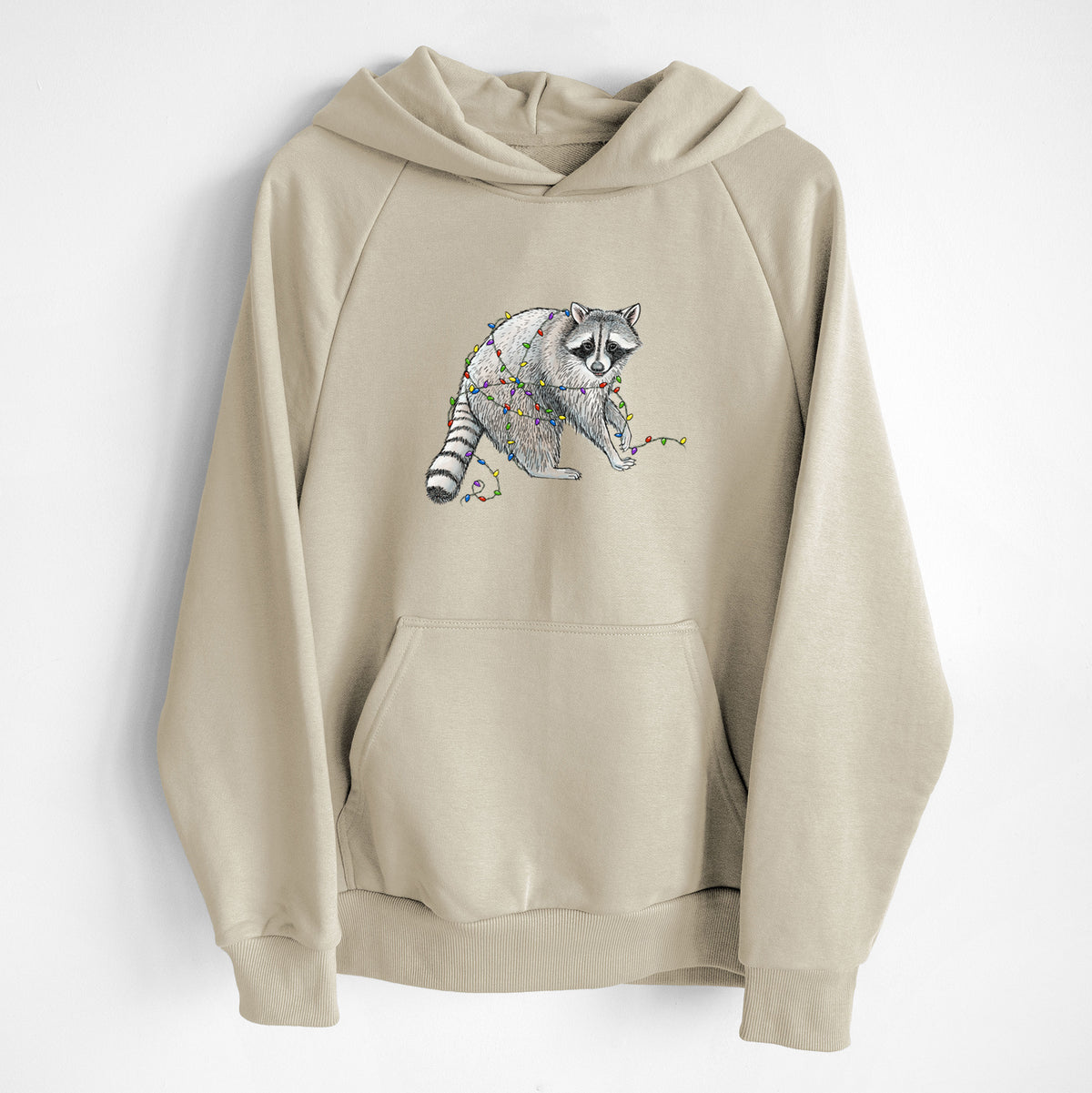 Christmas Raccoon - UltraLuxe Heavyweight French Terry Hoodie