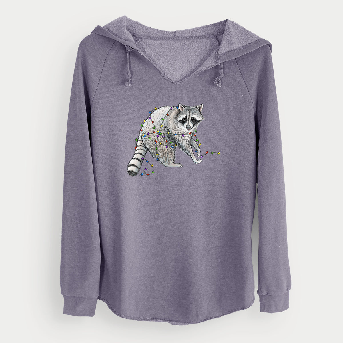 Christmas Raccoon - Cali Wave Hooded Sweatshirt