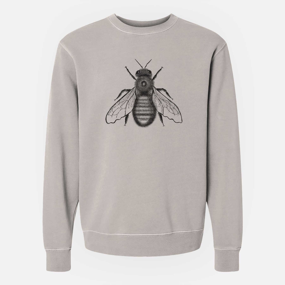 Xylocopa Virginica - Carpenter Bee - Unisex Pigment Dyed Crew Sweatshirt