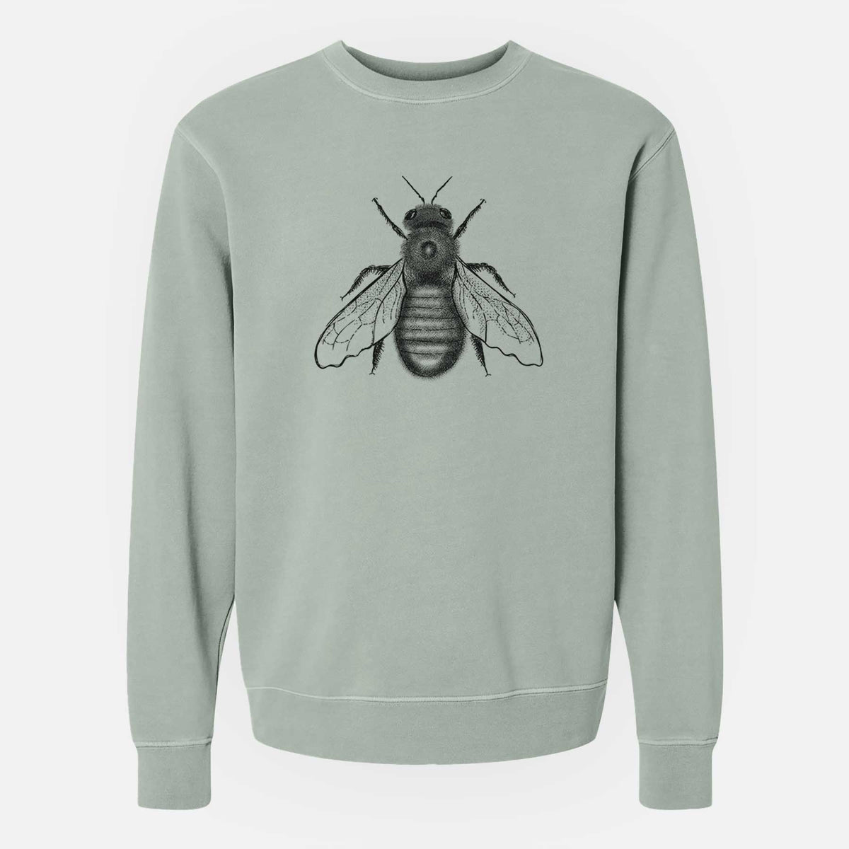 Xylocopa Virginica - Carpenter Bee - Unisex Pigment Dyed Crew Sweatshirt