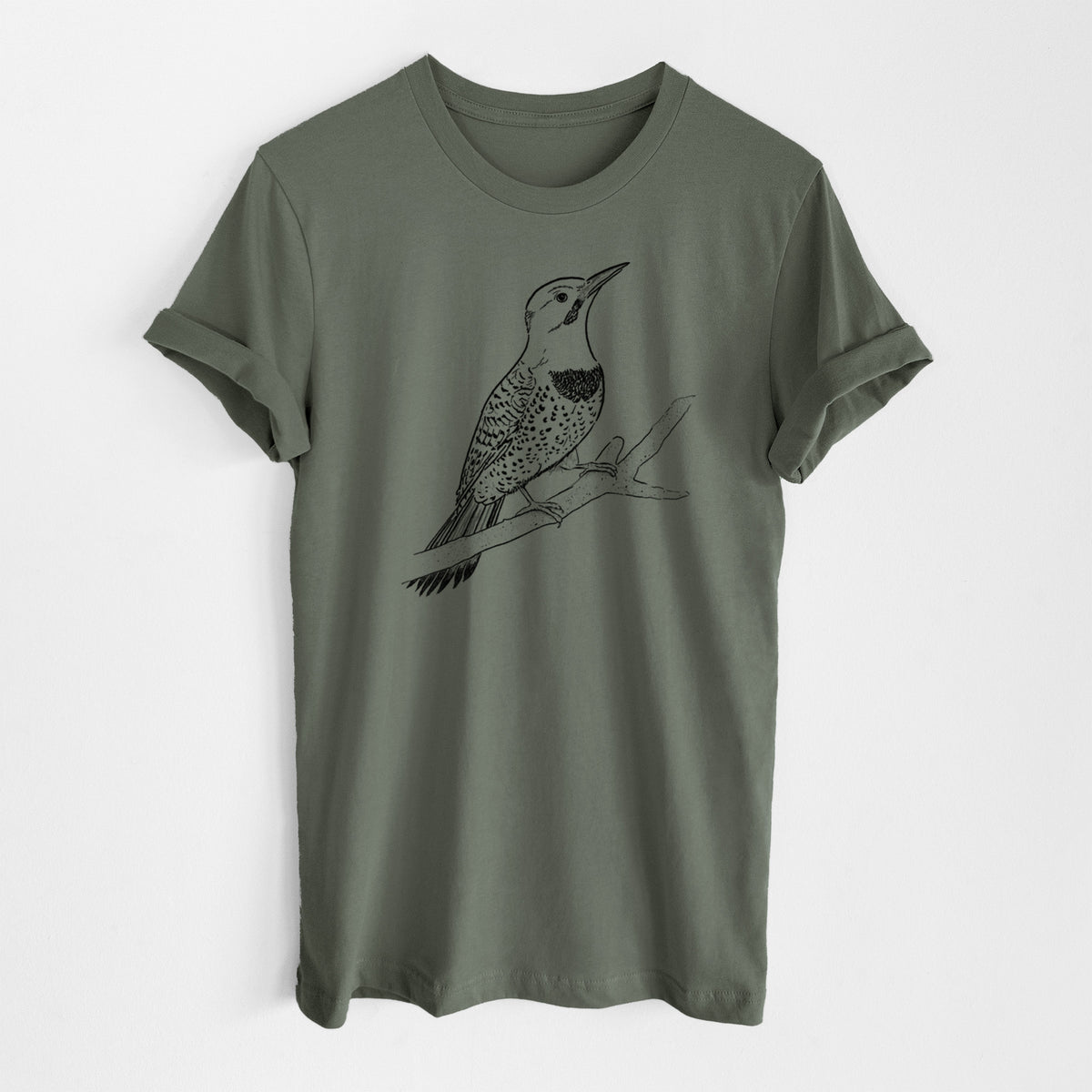 Northern Flicker (Yellow-shafted) - Colaptes auratus - Lightweight 100% Cotton Unisex Crewneck