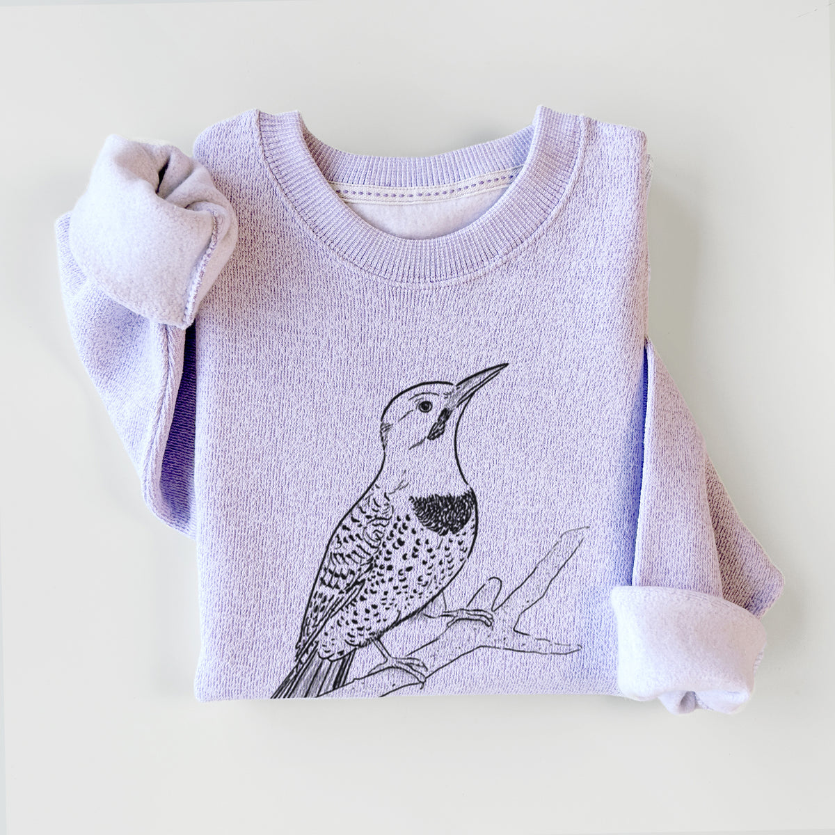 Northern Flicker (Yellow-shafted) - Colaptes auratus - Knit Sweatshirt