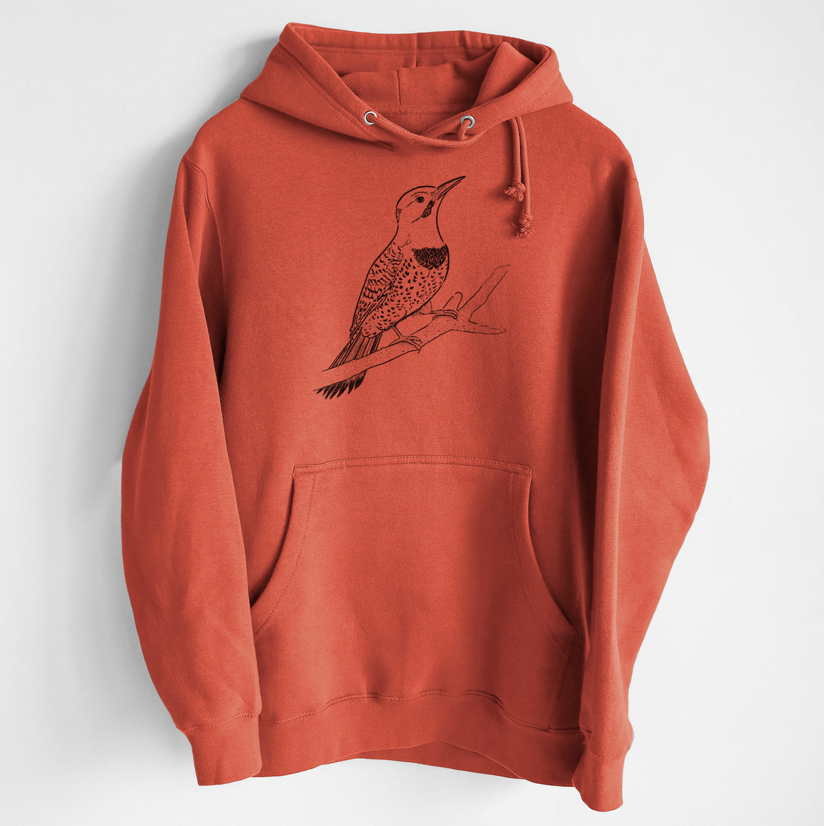 Northern Flicker (Yellow-shafted) - Colaptes auratus - Heavyweight Fleece Hoodie
