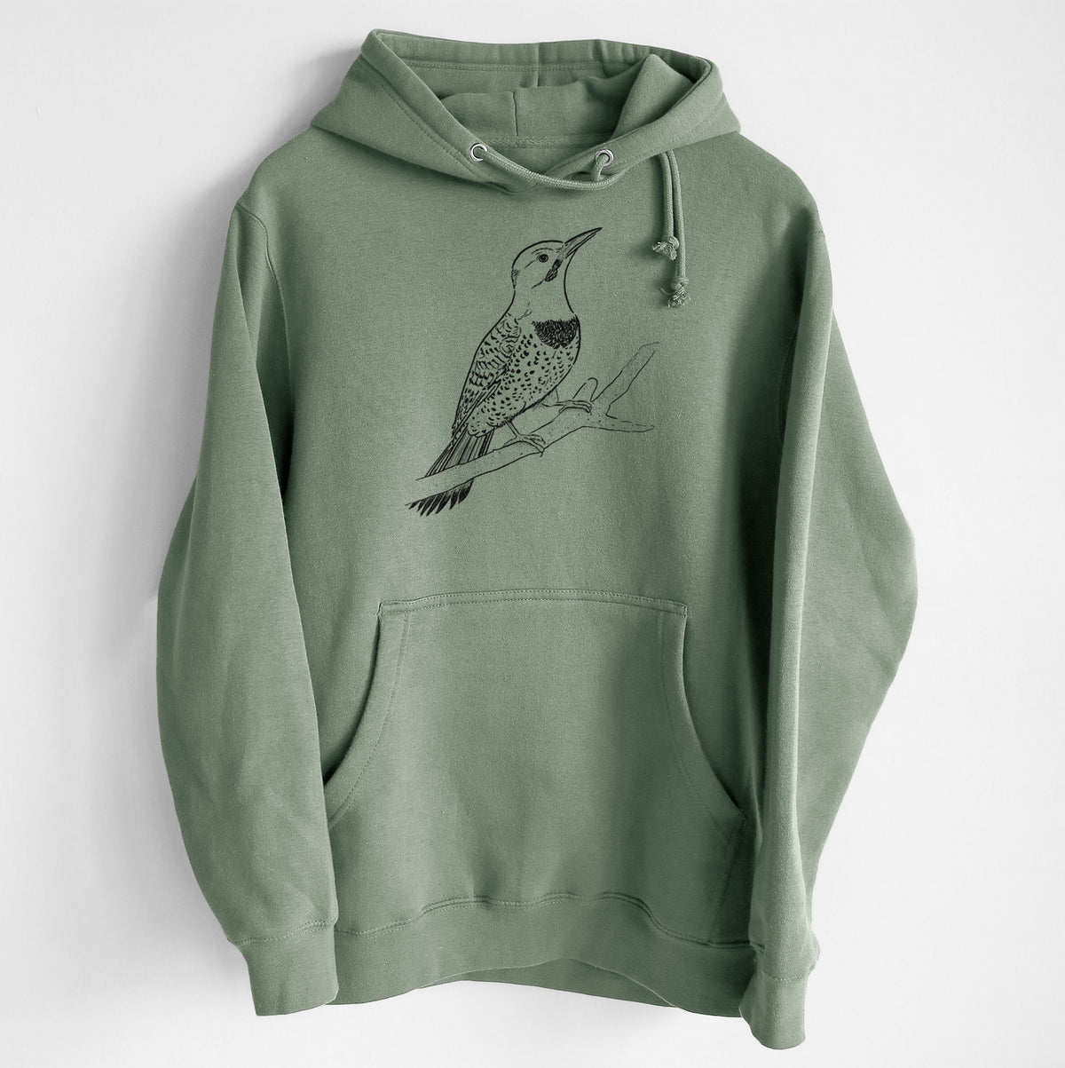 Northern Flicker (Yellow-shafted) - Colaptes auratus - Heavyweight Fleece Hoodie