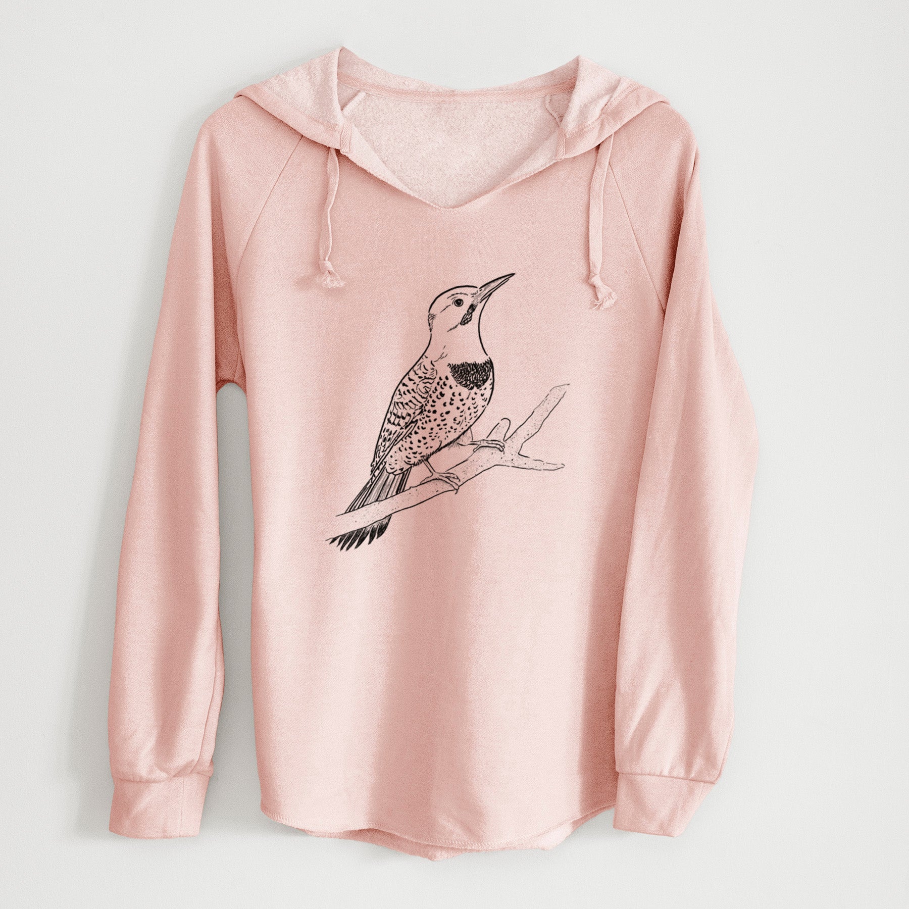 Northern Flicker (Yellow-shafted) - Colaptes auratus - Cali Wave Hooded Sweatshirt