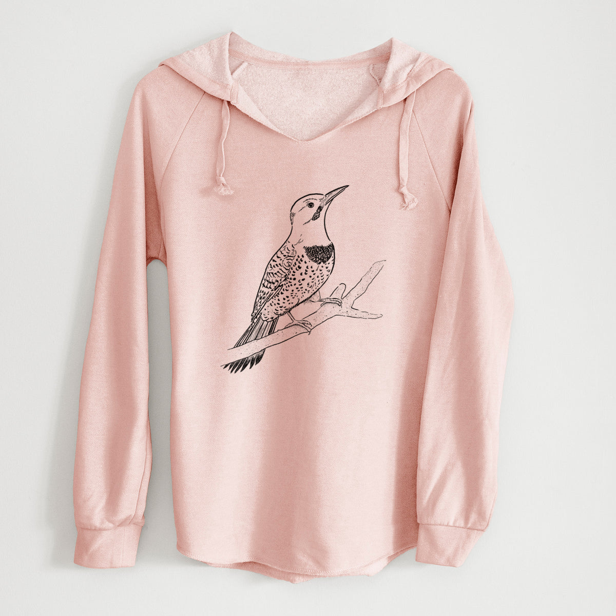 Northern Flicker (Yellow-shafted) - Colaptes auratus - Cali Wave Hooded Sweatshirt