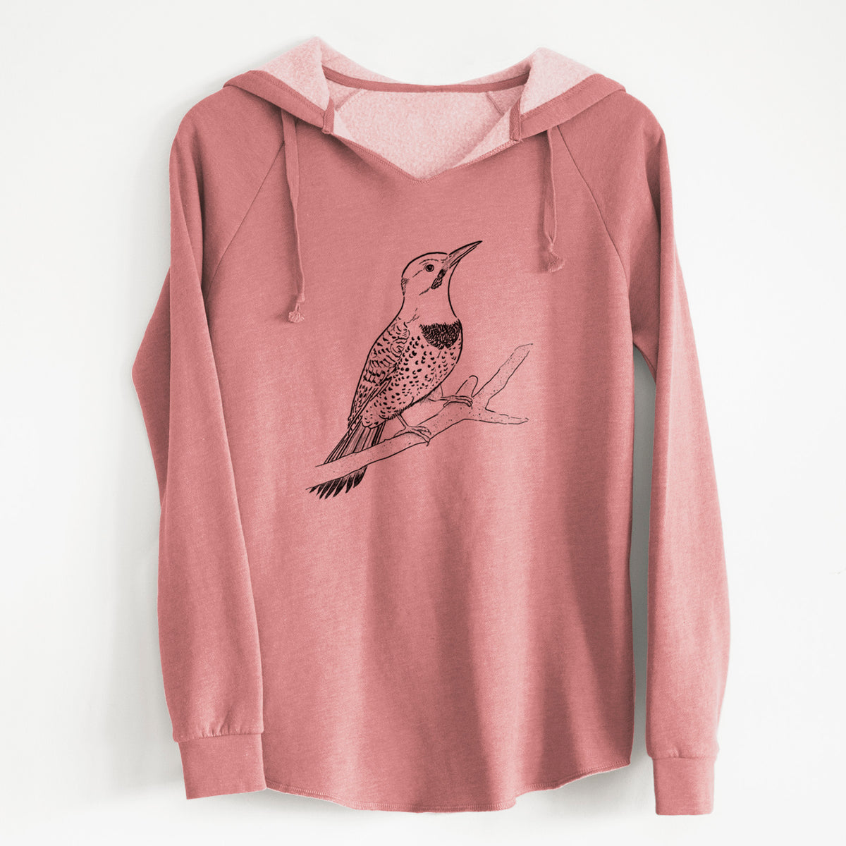 Northern Flicker (Yellow-shafted) - Colaptes auratus - Cali Wave Hooded Sweatshirt