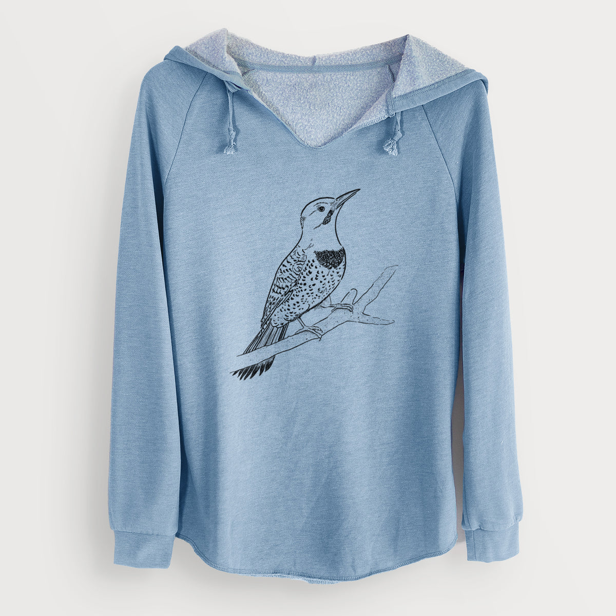 Northern Flicker (Yellow-shafted) - Colaptes auratus - Cali Wave Hooded Sweatshirt